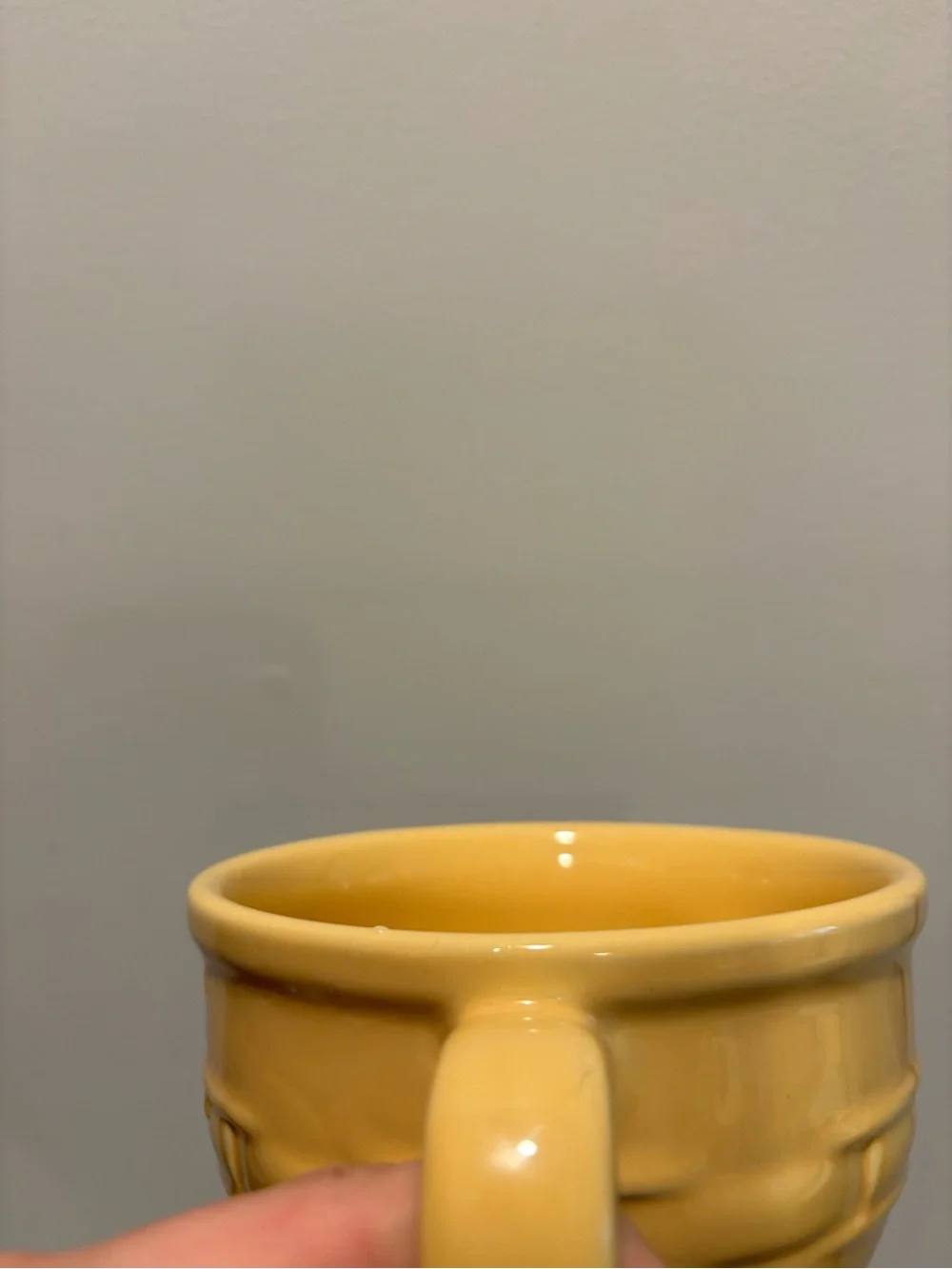 Longaberger Yellow Ceramic Coffee Mug💛